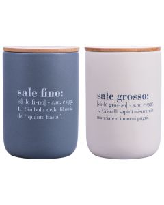 Set 2 barattoli sale 700 ml, Victionary