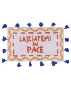 Tappeto bagno 50x80 cm in morbido cotone con nappine, More Amor