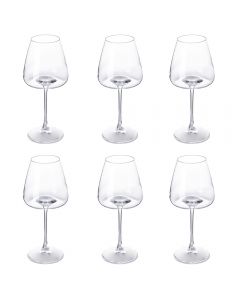 Set 6 calici vino 612 ml in vetro, Tasting