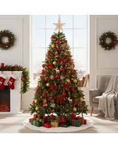 Albero di Natale circa 1200 rami h. 200 cm, Himalaya Santa's House