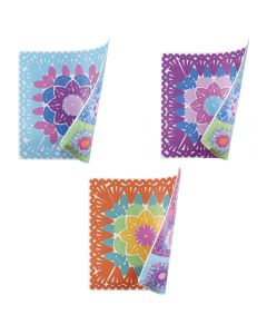 Tovaglietta 37x37cm, in plastica PP, double face, Crochet