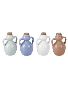 Mini oliera in ceramica tappo in sughero
