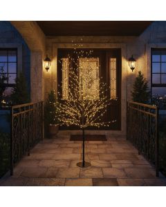 Albero luminoso 800 led, bianco caldo, Kooper