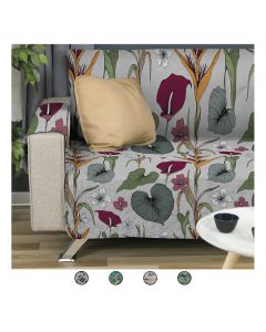 Copridivano 2 posti botanico 223x179 cm, Sibilla