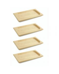 Set 4 scifette in legno di betulla, SìChef