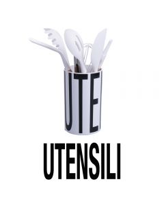Set portautensili con 7 utensili inclusi