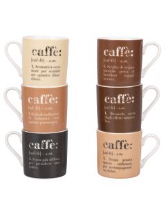 Set 6 tazzine caffè 90 ml