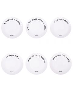 Piatto piano in porcellana