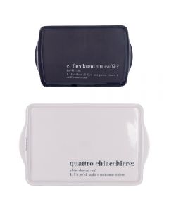 Set 2 vassoi in melammina, Victionary