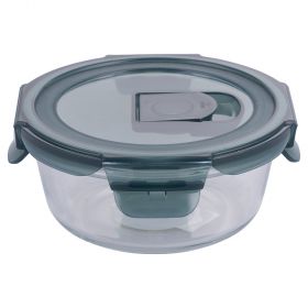 Contenitore ermetico tondo 390 ml in vetro, SìChef