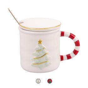 Tazza 300 ml con coperchio e cucchiaino, Xmas