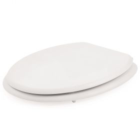 Sedile WC copriwater, in legno mdf, universale, bianco