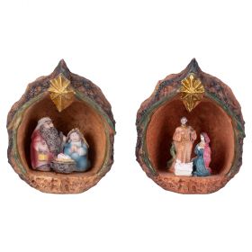 Natività in guscio di noce, 9,5x9x11cm, Santa's House