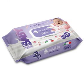 Salviette baby 72 pezzi, essenza talco, Esseci