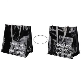Borsa Shopper nera,  S.P.Q.eRe