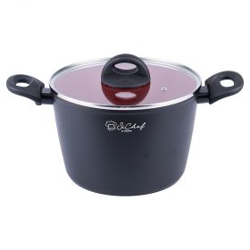 Pentola con coperchio 22 cm, rivestimento in ceramica, induzione, Canyon SìChef