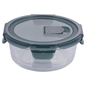 Contenitore ermetico tondo 650 ml in vetro, SìChef