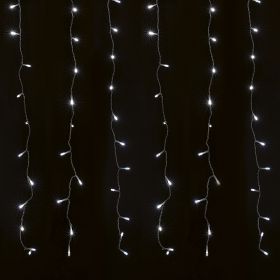 Tenda 104 led bianco caldo, a batteria, uso esterno, 150x70 cm, Santa's House