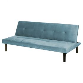 Divano letto 2 posti 166x77x65,5 cm, ottanio, Sibilla