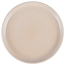 Piatto frutta color matt effetto stone in gres, sabbia, Berlin