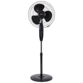 Ventilatore a piantana con telecomando, 3 velocità, con timer, Kooper
