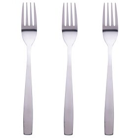 Set 3 forchette Manhattan in acciaio inox