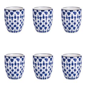 Set 6 tazzine caffè 90 ml in gres, Confusion