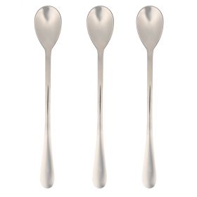 Set 3 cucchiai bibita in acciaio inox 18/10, Segno