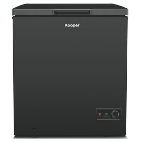 Congelatore a pozzetto 100L, cestello rimovibile, 55,5x47,6x84,6 cm, antracite, Kooper