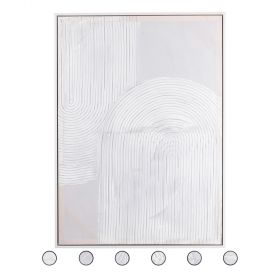 Tela con cornice 50x70 cm, White Sibilla