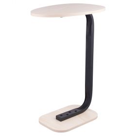 Tavolino laterale d'appoggio l, 37x27x59, bianco, Sibilla