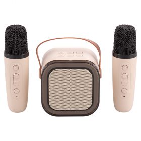 Mini cassa karaoke portatile RGB, 2 microfoni wireless, Kooper