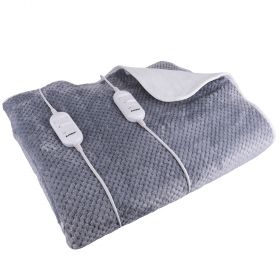 Termocoperta matrimoniale 140x160 cm basso consumo 2x60 W, grigio, Pisola