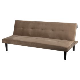 Divano letto 2 posti 166x77x65,5 cm, beige, Sibilla