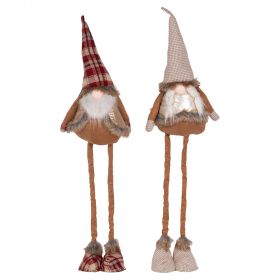 Gnomo natalizio, gambe estensibili, 64-115 cm, Santa's House