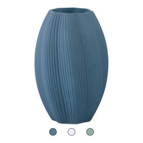 Vaso arredo in vetro riciclato matt h. 27 cm, Sibilla