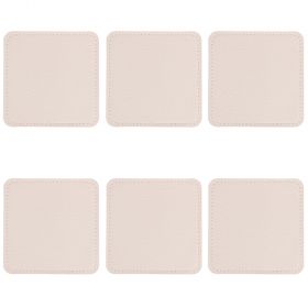 Set 6 sottobicchieri double face soft touch, Horeca Ivory