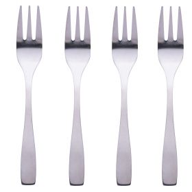 Set 4 forchettine dessert Manhattan acciaio inox