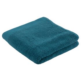 Asciugamano in morbidissimo cotone 50x100 cm, ottanio Sibilla