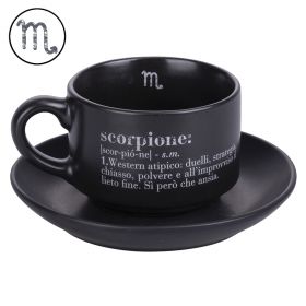 Tazzina caffè con piattino 90 ml, Victionary Scorpione