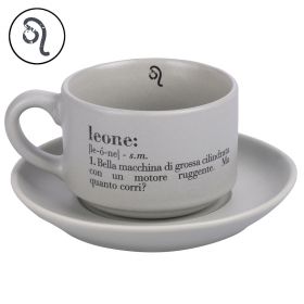 Tazzina caffè con piattino 90 ml, Victionary Leone