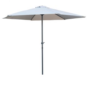 Ombrellone da giardino grigio Ø3xh.2