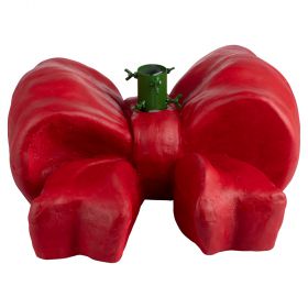 Base albero di Natale fiocco in poliresina, Natale coi fiocchi