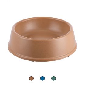 Ciotola cane per cibo e acqua 1 L, in plastica e fibre naturali, Duppidù