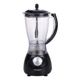 Frullatore elettrico 1,8 L, 4 velocità, funzione Pulse, 350W, nero, Kooper
