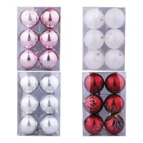 Set 6 palle di Natale Ø 8 cm, Santa's House