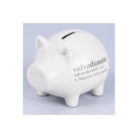 Salvadanaio maialino in ceramica, Victionary