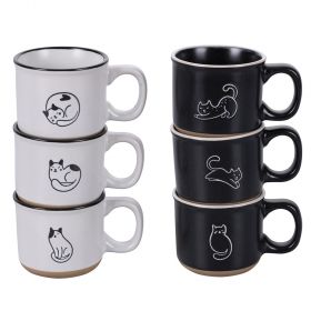 Set 6 tazzine caffè 90 ml, Cat