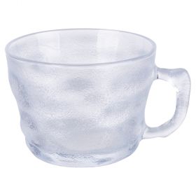Tazza 390 ml in vetro, effetto frosted, Amnesia