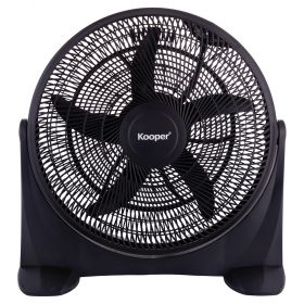 Ventilatore box tondo 5 pale Ø 38 cm 3 velocità 50 W, Kooper